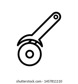 slicer pizza icon vector design template