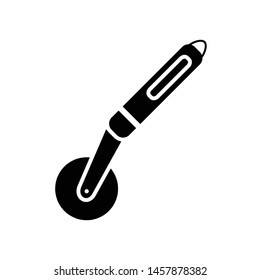 slicer pizza icon vector design template