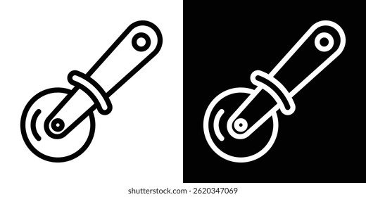 Slicer Pizza Icon Vektor für Web und mobile App. Symbol einzeln.