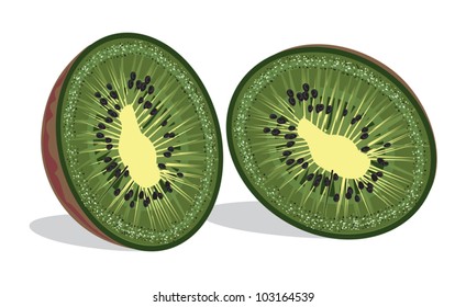 slices of kiwi