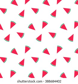 Slices of watermelon. Seamless background