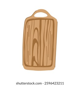 slicing wooden cutting board cartoon. serving rustic, handmade natural, organic grain slicing wooden cutting board sign. isolated symbol vector illustration