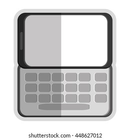 slide cellphone with buttons icon