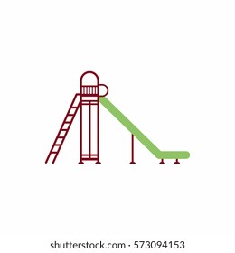 slide. childrens slide, Playground, kids kindergarten slide