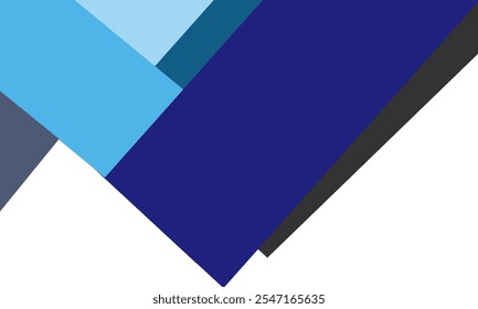 Slide cover, Triple tone blue line on white background design for business presentation background vector, white and blue background, tape line