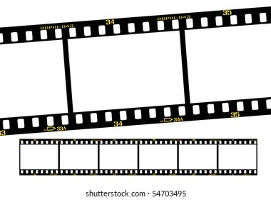 slide film or transparency strips, accurate dimension and details.