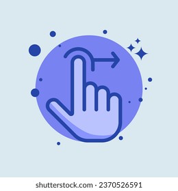 Slide flat illustration. Swipe signs vector illustration.