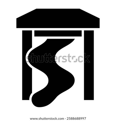 Slide Glyph Icon Design For Personal And Commercial Use