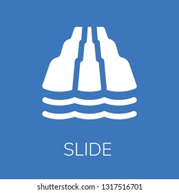  Slide icon. Editable  Slide icon for web or mobile.