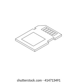 Slide icon, isometric 3d style