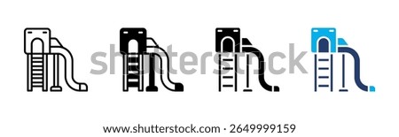 Slide icon sheet multiple style collection