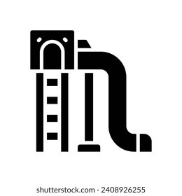 slide icon. vector glyph icon for your website, mobile, presentation, and logo design.