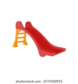 Slide, Kindergarten Isolated Vector Illustration