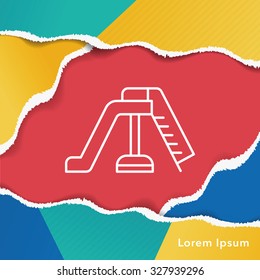 slide line icon