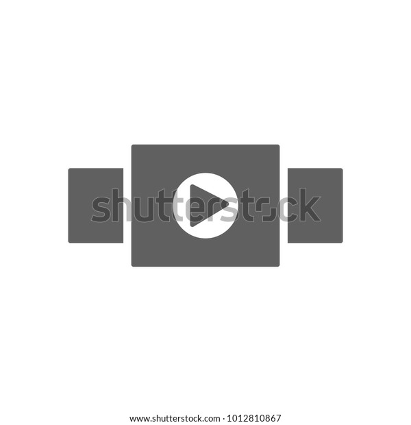 Slide Paper Presentation Icon Trendy Flat Stock Vector (Royalty Free ...