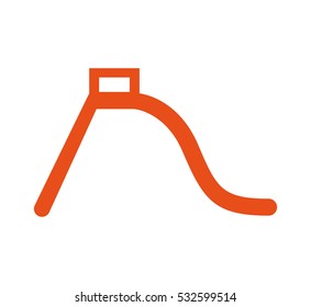 slide park isolated icon vector illustration design
