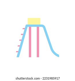 Slide playgroound icon design template vector illustration