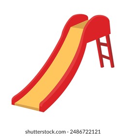 Slide playground for children vector flat