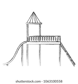 slide playground game for children