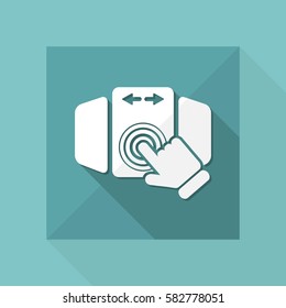 Slide screen icon