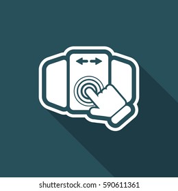 Slide screen icon