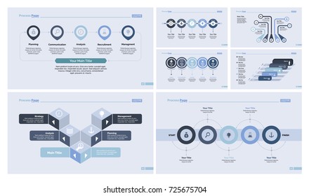 Slide template design set