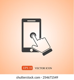 Slide touchscreen