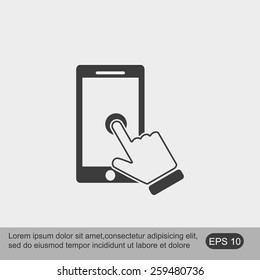 Slide touchscreen