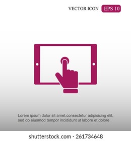 Slide touchscreen