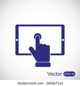 Slide touchscreen