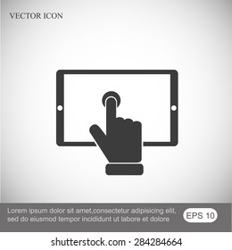 Slide touchscreen