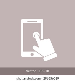 Slide touchscreen.          
