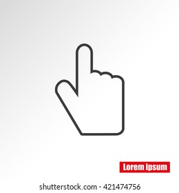 Slide touchscreen.          
