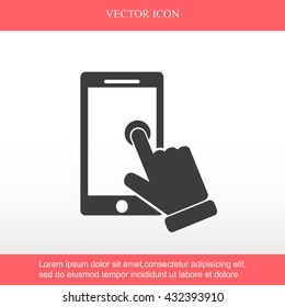 Slide touchscreen.          
