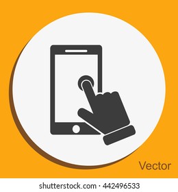 Slide touchscreen.          