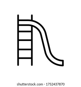 Slide, toy icon. Simple line, outline vector elements of kindergarten icons for ui and ux, website or mobile application