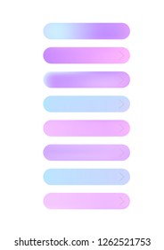 Slide to unlock stylish multicolored buttons in gradient color.