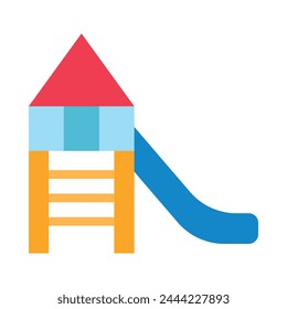 Slide Vector Flat Icon Design