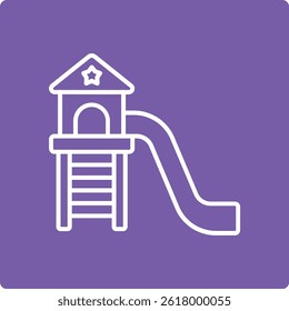 Slide vector icon. Can be used for printing, mobile and web applications.