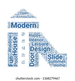 slide word cloud. tag cloud about slide