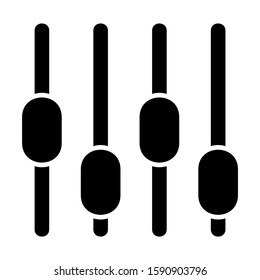 slider control icon isolated sign symbol vector illustration - high quality black style vector icons
