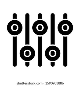 slider control icon isolated sign symbol vector illustration - high quality black style vector icons
