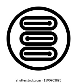 slider control icon isolated sign symbol vector illustration - high quality black style vector icons
