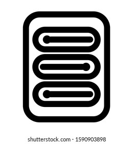 slider control icon isolated sign symbol vector illustration - high quality black style vector icons
