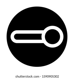 slider control icon isolated sign symbol vector illustration - high quality black style vector icons
