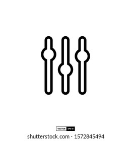 Slider icon, design inspiration vector template for interface and any purpose