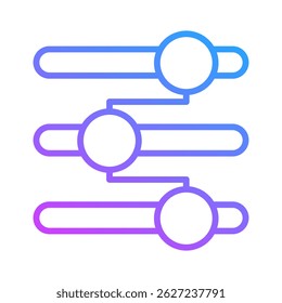 Schieberegler-Symbolelement für Design