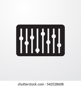 slider icon illustration isolated vector sign symbol