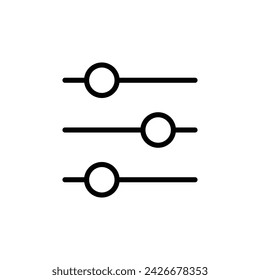 Slider icon, settings, control panel, setting, equalizer, edit tools, equalizer control, adjustment