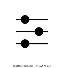 Slider icon, settings, control panel, setting, equalizer, edit tools, equalizer control, adjustment